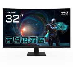 Monitor LED GIGABYTE Gaming GS32QCA Curbat 31.5 inch QHD VA 1 ms 180 Hz HDR FreeSync
