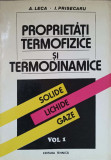 Leca - Propr. termofizice și termodinamice solide, lichide, gaze ( Vol. 1 )