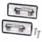 Set 2 lampi numar inmatriculare, pentru Audi A3 / A4 / A5 / A6 / A8 / Q7,