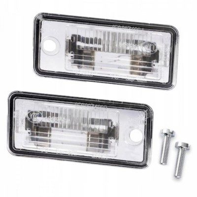 Set 2 lampi numar inmatriculare, pentru Audi A3 / A4 / A5 / A6 / A8 / Q7, foto