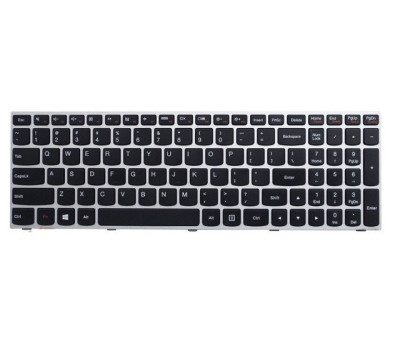 Tastatura laptop noua LENOVO G500S G50-70 Silver Frame Black US (WIN 8) US foto