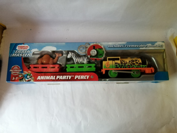 bnk jc Thomas and Friends Trackmaster Animal Party Percy - Fisher Price