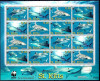 WWF ST KITTS 2007-Groth nr 403-Tiger shark-Coala cu serii de cate 4 timbre MNh, Nestampilat
