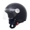 Casca Din Piele Pentru Scutere/Motociclete Open Face MT Retro Leather Negru &ndash; omologare noua ECE/ONU22.05 - L