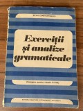 EXERCITII SI ANALIZE GRAMATICALE - Silviu Constantinescu