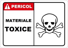 Placute pentru materiale toxice foto