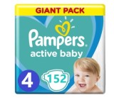 Scutece Pampers Active Baby Mega Box, Marimea 4, 9 -14 kg, 152 buc