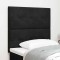 vidaXL Tăblie cap Pe perete cu headboard Manual Negru 100 cm Catifea