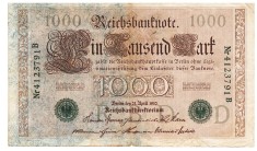 Germania 1000 1 000 Mark Marci 1910 P-44a Seria 4123791