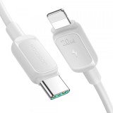 Cablu Date si Incarcare USB-C - Lightning Joyroom S-A14, 20W, 1.2m, Alb