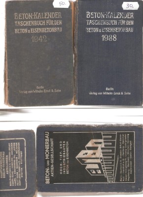 Beton - Kalendar 1938 1942 foto
