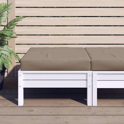 Pernă paleți de podea, gri taupe, 60x60x9,5 cm, material textil foto