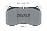TEXTAR 2269701 Q+ set placute frana,frana disc