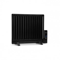 OneConcept Wallander, radiator pe ulei, 600 W, termostat, incalzitor de ulei, ultra-plat, negru foto