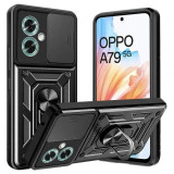 Cumpara ieftin Husa Antisoc Oppo A79 5G cu Protectie Camera Negru TCSS, Techsuit