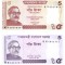 Bancnota Bangladesh 5 Taka 2014 si 2022 - P53A/64A UNC ( set x2 )