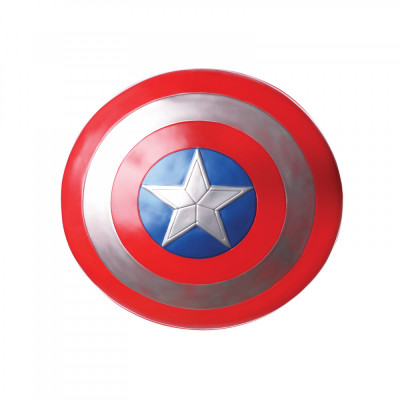 Scut Captain America, Avengers Endgame, PVC, 30.5 cm, rosu foto