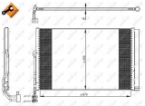 NRF 350324 EASY FIT Condensator, climatizare