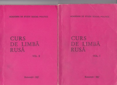 AS - CURS DE LIMBA RUSA , VOL 1,2 foto