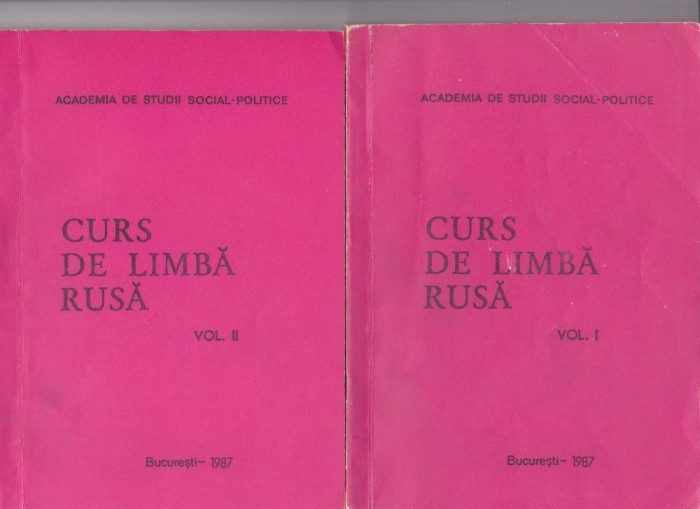 AS - CURS DE LIMBA RUSA , VOL 1,2