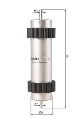 MAHLE KL 915 filtru combustibil foto