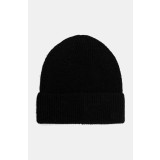 Medicine caciula din amestec de lana femei, culoarea negru, din tricot gros