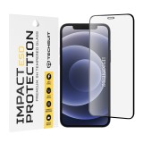 Folie sticla iPhone 12 Asteroid GSM ESD Glass, negru