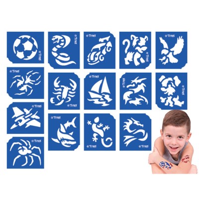 Set sabloane tatuaje - pentru baieti - 15 buc Best CarHome foto