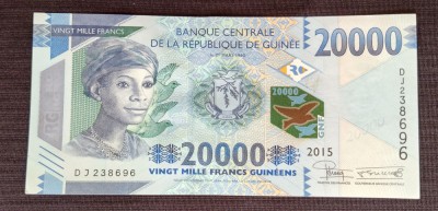 Guineea - 20 000 Francs / franci (2015) foto