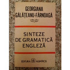 Sinteze De Gramatica Engleza - Georgiana Galateanu-firnoaga , A243
