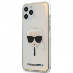 Husa Cover Karl Lagerfeld TPU Iridescente pentru iPhone 12 Pro Max Clear foto