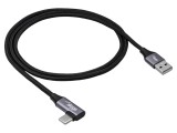 Cablu USB 2.0 USB A-USB C &icirc;n unghi 1m