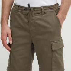 Pepe Jeans pantaloni scurti GYMDIGO CARGO barbati, culoarea verde, PM801077