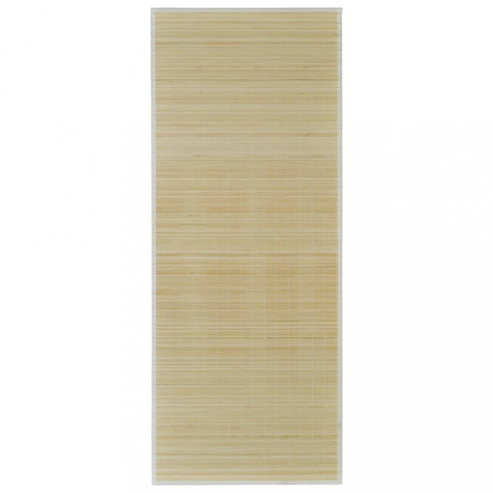 Covor dreptunghiular din bambus natural, 80 x 200 cm | Okazii.ro