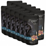 Cumpara ieftin Piper Adult hrană la plic cu miel, morcovi și orez brun 12 x 150 g