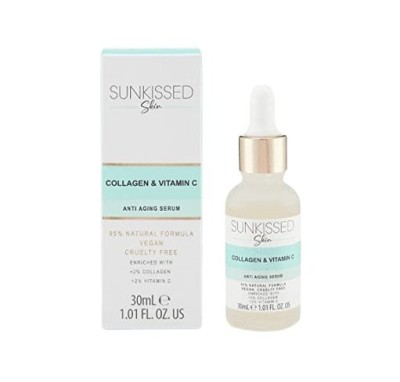Ser pentru fata, Sunkissed Skin, Collagen Vitamin C, 30 ml foto