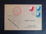 1938 - Germania - Carte postala circulata - Mit Luftschiff Graf Zeppelin