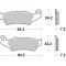 Placute frana sinter TRW Lucas MCB669SI Cod Produs: MX_NEW 7873102MA