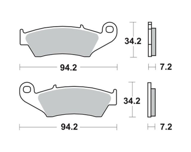 Placute frana sinter TRW Lucas MCB669SI Cod Produs: MX_NEW 7873102MA