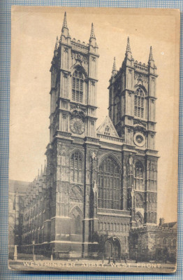 AX 315 CP VECHE -WESTMINSTER ABBEY, WEST FRONT-LONDRA foto