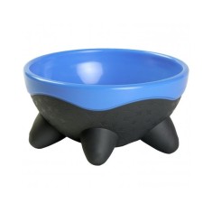 Castron pentru caini Kiwi Walker UFO albastru foto