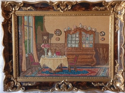 Goblen interior cu ramă foto