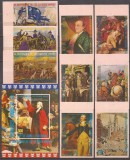 GUINEA ECUATORIALA 1975 ANIVERSARE REVOLUTIA U.S.A. ( serie + colita ndt.) MNH