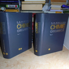 C.D. NENITESCU - CHIMIE ORGANICA ( VOL. 1 + VOL. 2 ) , ED. A VII-A , 1974 #