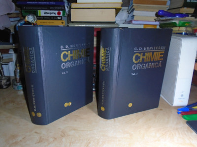 C.D. NENITESCU - CHIMIE ORGANICA ( VOL. 1 + VOL. 2 ) , ED. A VII-A , 1974 # foto