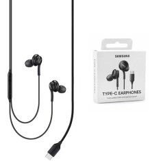 Casti in-ear originale Samsung AKG, Type-C, microfon, negru, EO-IC100BBEGEU, blister