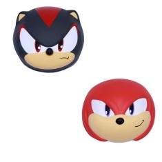 Set 2 jucarii squish Sonic, Sadow si Knuckles, 6cm