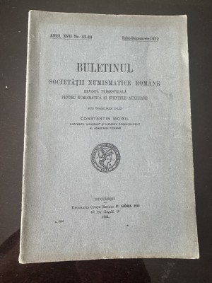 Buletinul societatii numismatice romane 1923 foto