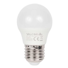 Bec LED sferic G45 E27 6W lumina rece LR 6400K (include taxa timbru verde 0.40 lei) Valcor VLC11030 foto