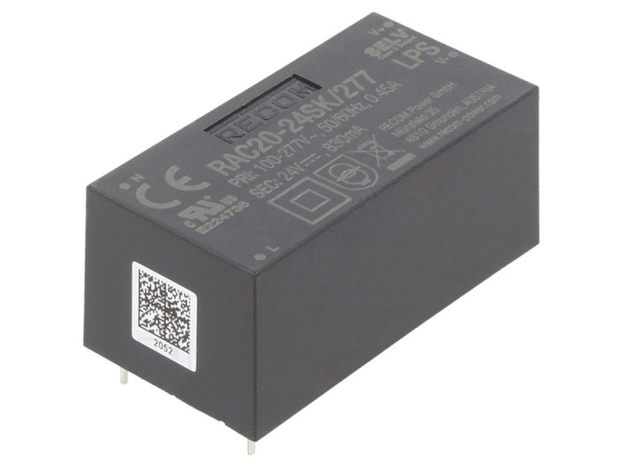 Convertor AC/DC 20W 24VDC